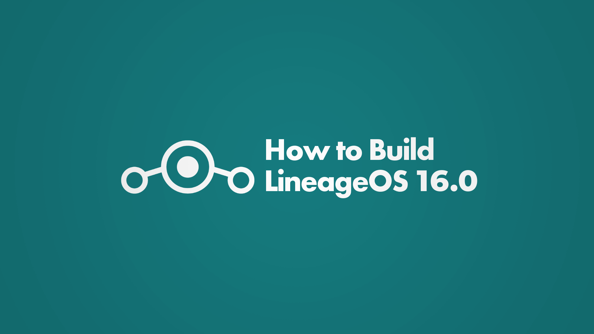 LineageOS 16.0 のビルド方法